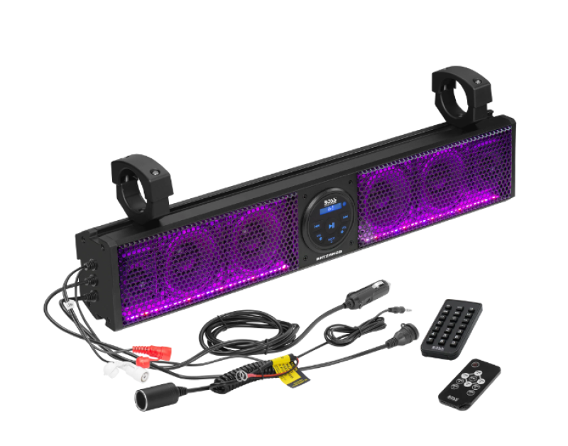 Boss Audio Systems ATV UTV 26in Sound Bar System w/ RGB Illumination BRT26RGB