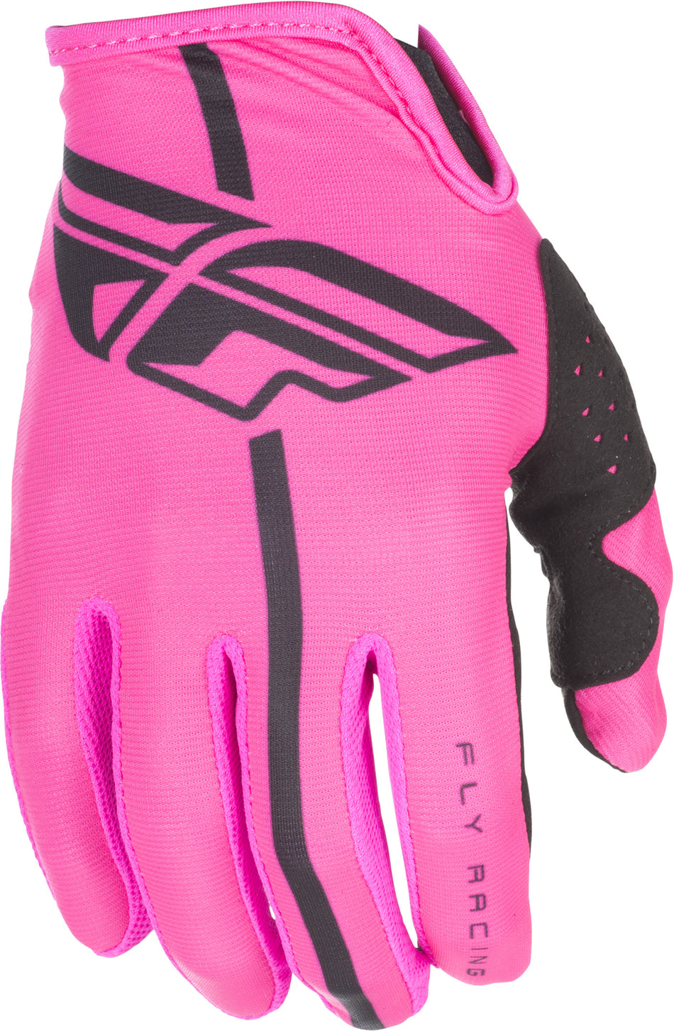 FLY RACING Lite Gloves Neon Pink/Black Sz 4 371-01904