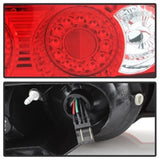 Spyder Acura RSX 02-04 LED Tail Lights Red Clear ALT-YD-ARSX02-LED-RC 5000385