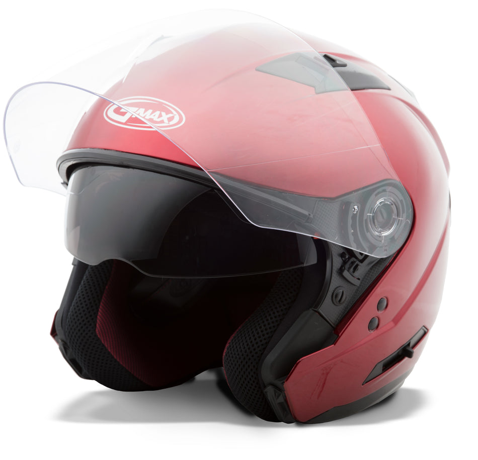GMAX Of-77 Open-Face Helmet Candy Red Xl G3770097