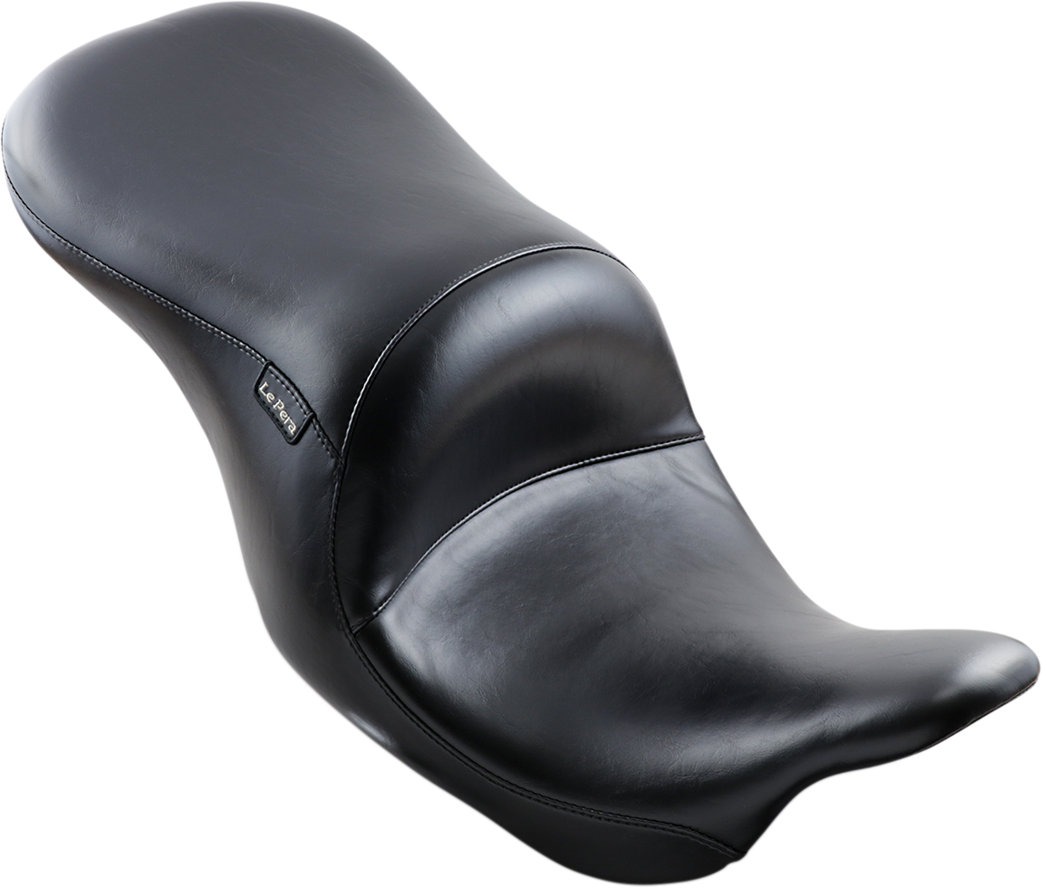 LE PERA Maverick Seat - Up-Front - Without Backrest - Smooth - Black LKU-957S