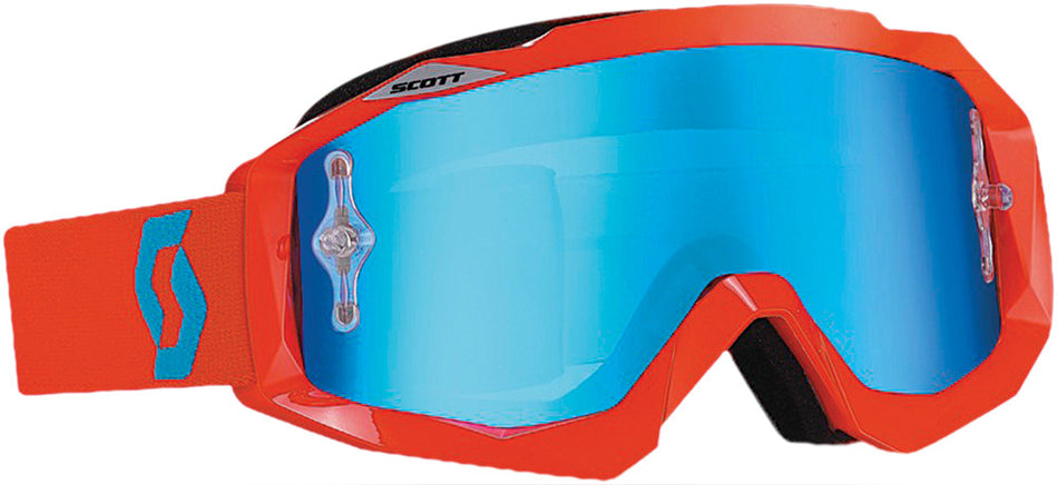 SCOTT Hustle Goggle Orange/Blue W/Electric Blue Chrome Lens 238057-1415278