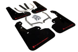 Rally Armor 17-22 Subaru Impreza Black UR Mud Flap w/ Red Logo MF45-UR-BLK/RD