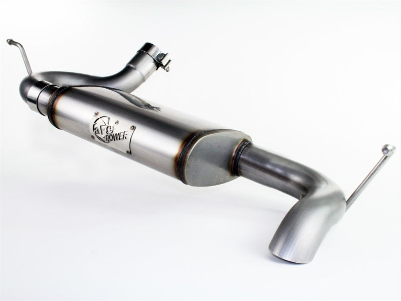 aFe MACHForce XP 07-17 Jeep Wrangler V6-3.6/3.8L 409 SS 2.5in Axle-Back Exhaust 49-46219