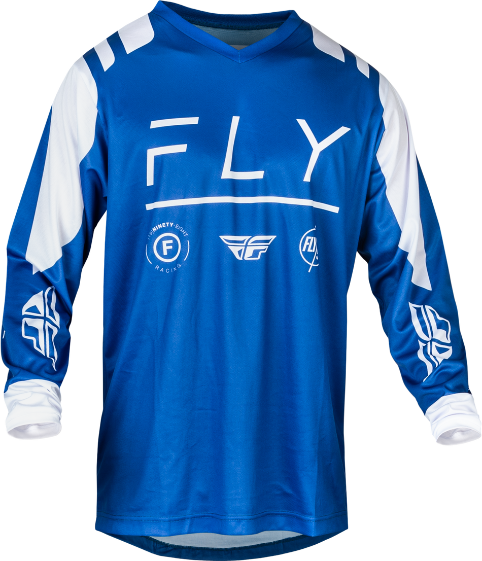 FLY RACING F-16 Jersey True Blue/White Md 377-924M