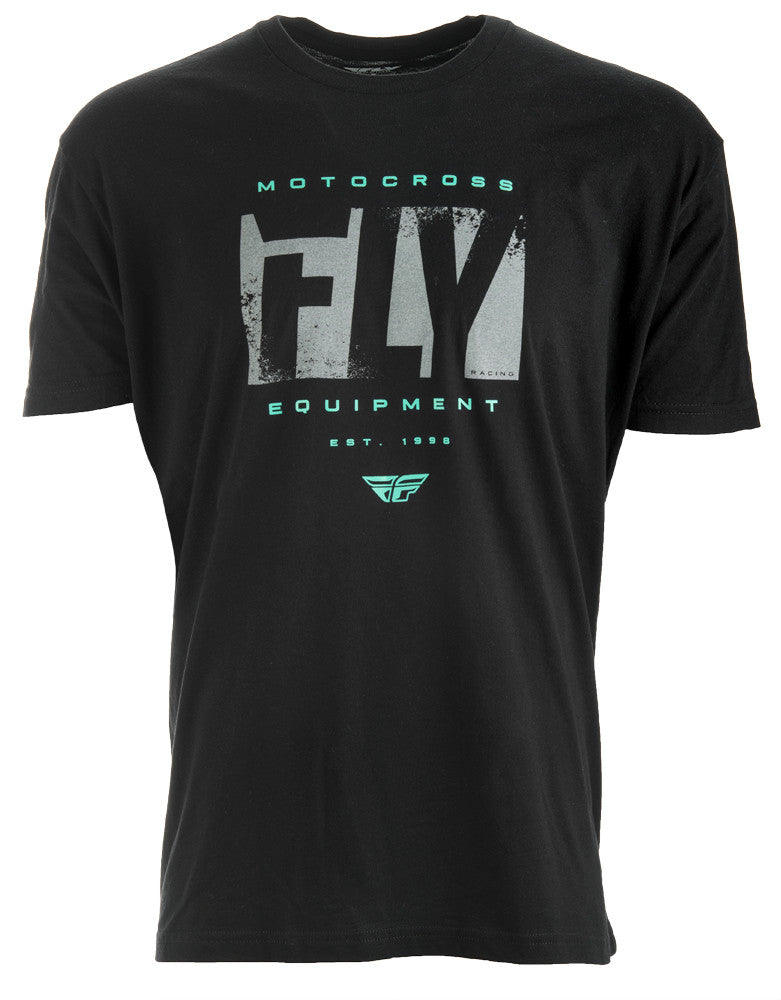 FLY RACING Riot Tee Black Md 352-1070M