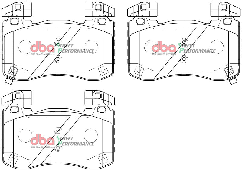 DBA 2018+ Kia Stinger V6 Twin Turbo SP Performance Front Brake Pads DB15003SP