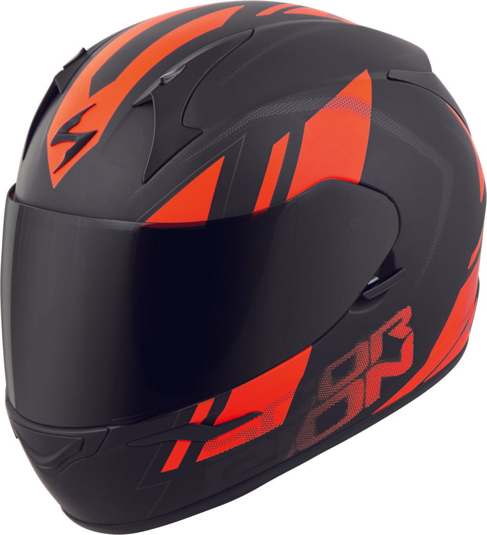 SCORPION EXO Exo-R320 Full-Face Helmet Endeavor Black/Orange Xs 32-0702