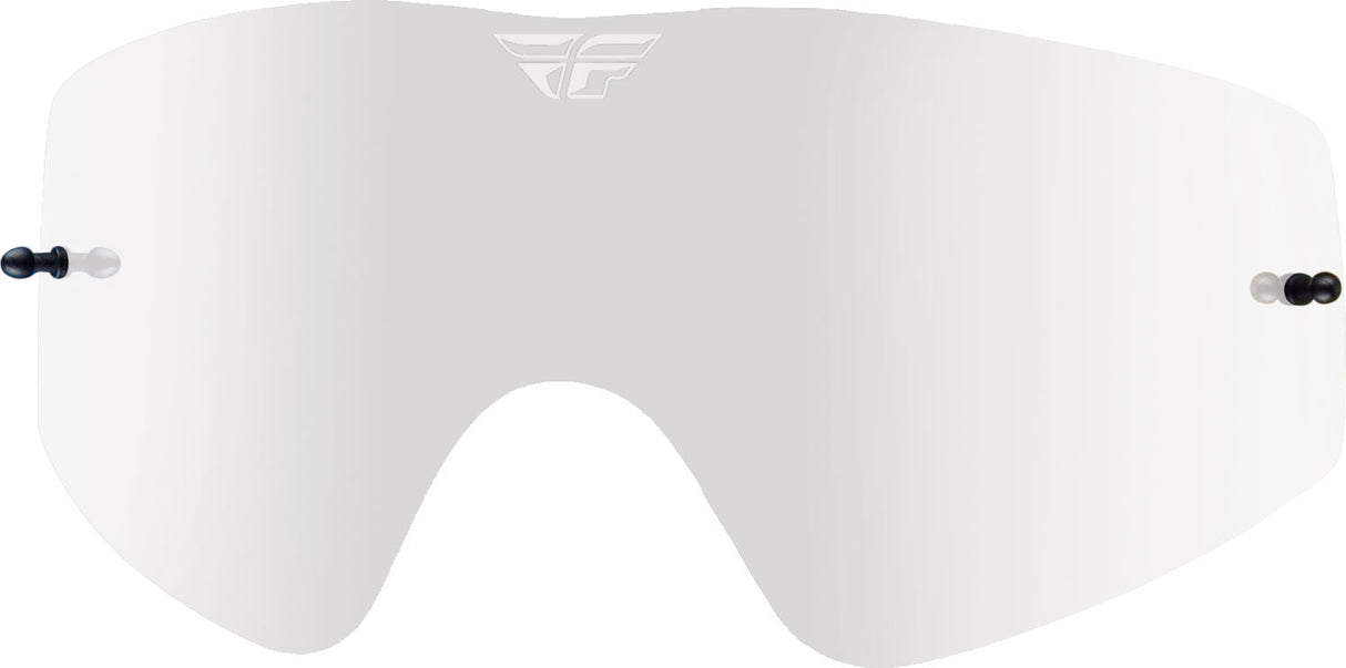 FLY RACING 2018 Lens Clear W/O T.O. Post Atf/Ats MXG-26 LNS CLR NO PS