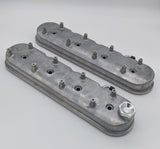 Granatelli 96-22 GM LS Tall Valve Cover w/Integral Angled Coil Mounts - Cast Finish 640360