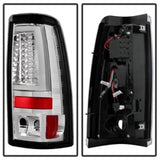 Spyder Chevy Silverado 1500/2500 03-06 Version 2 LED Tail Lights - Chrome ALT-YD-CS03V2-LED-C 5081902