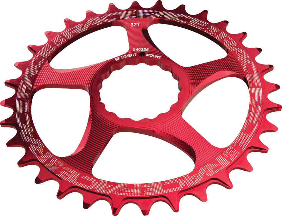 RACE FACE Direct Mount N/W Single Ring Cinch Red 32t RRSNDM32RED