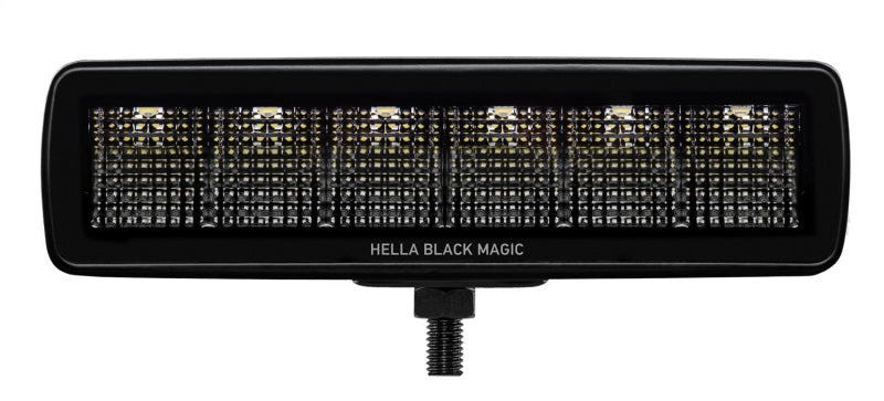 Hella Universal Black Magic 6 L.E.D. Mini Light Bar - Flood Beam LA358176201