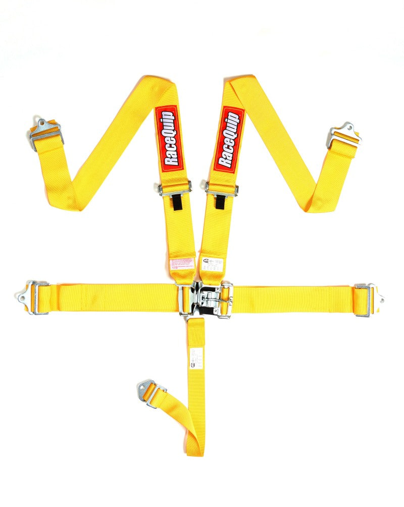 RaceQuip Yellow L & L 5pt Seat Belt 711031