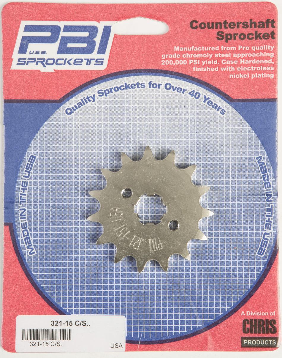 PBIFront Cs Sprocket Steel 15t-420 Hon321-15