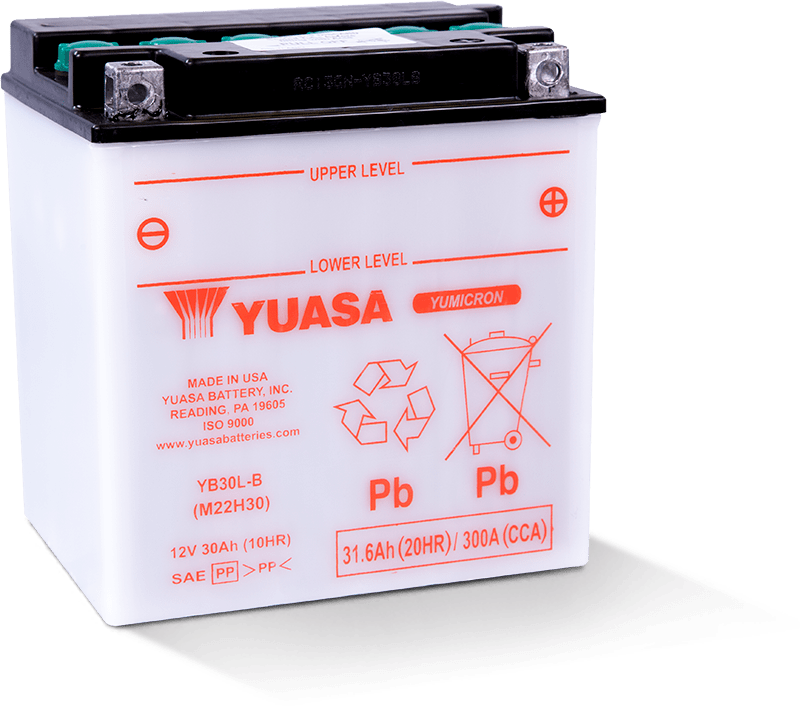 Yuasa YB30L-B Yumicron CX 12 Volt Battery