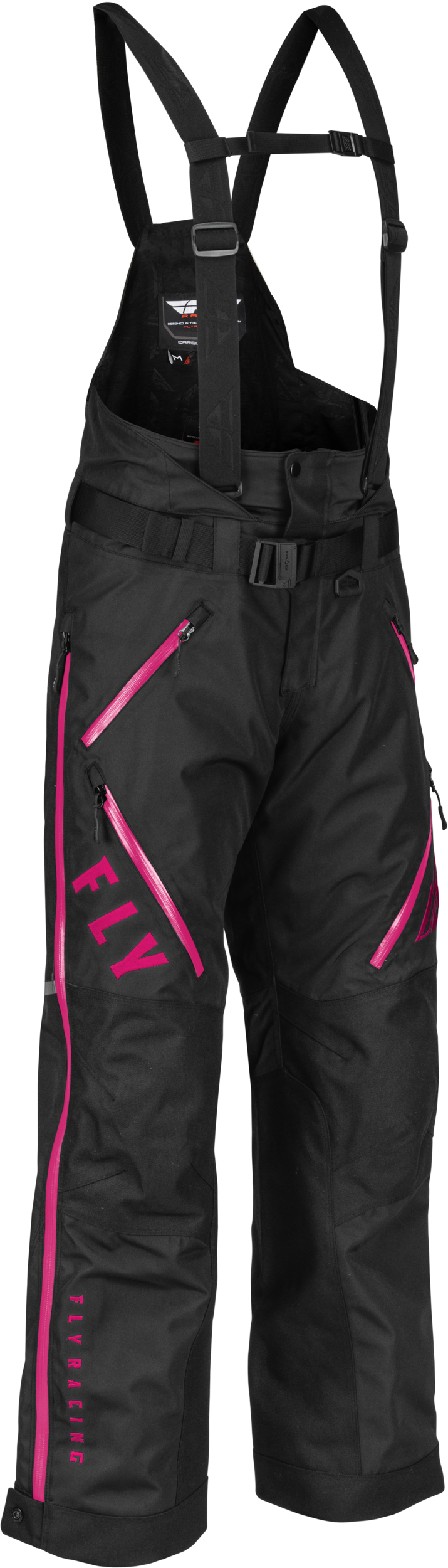 FLY RACING Women's Carbon Bib Black/Pink 2x 470-45072X