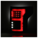 Spyder 15-17 Ford F-150 LED Tail Lights (w/Blind Spot) - Black Smoke (ALT-YD-FF15015BS-LBLED-BSM) 5085337