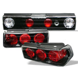 Spyder Honda CRX 88-91 Euro Style Tail Lights Black ALT-YD-HCRX88-BK 5005120