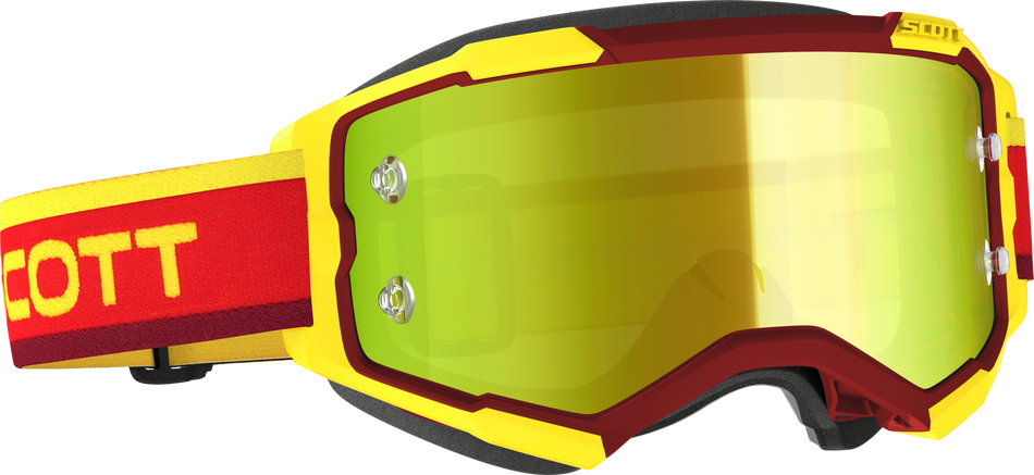 SCOTT Fury Heritage Goggle Red/Yellow Retro 272828-1648289