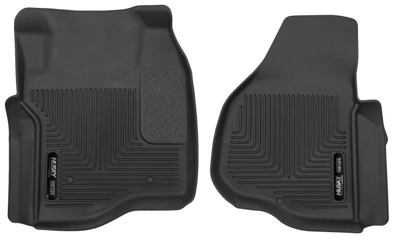 Husky Liners 11-12 Ford F250/F350/F450 Series Reg/Super/Crew Cab X-Act Contour Black Floor Liners 53301