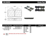 StopTech Performance ST-40 4 Piston Front Caliper Brake Pads 309.0609