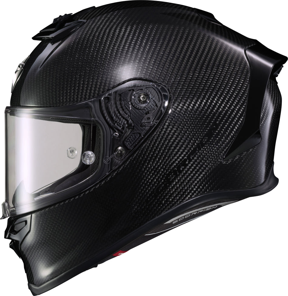 SCORPION EXO Exo-R1 Air Full Face Helmet Carbon Gloss Black Xs R1C-0032
