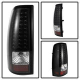 Xtune 03-06 Silverado 1500/2500 (Will Not Fit Stepside) LED Tail Lights Black ALT-ON-CS03-LED-BK 5008763