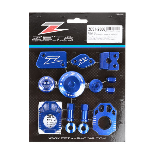 ZETA Billet Kit Yamaha Blue ZE51-2366