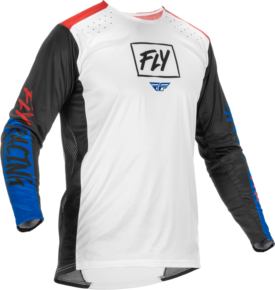 FLY RACING Lite Jersey Red/White/Blue Lg 375-723L