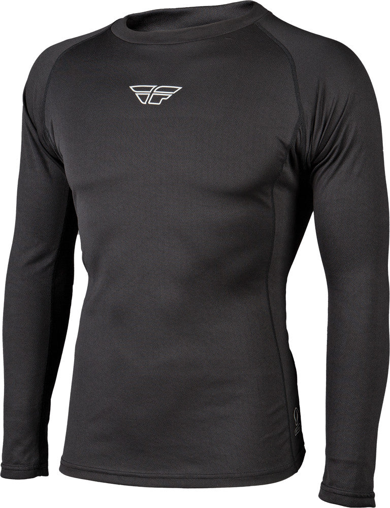 FLY RACING Base Layer L/S Lite Top Black S 354-6081S