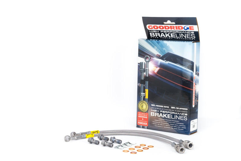 Goodridge 99-04 Ford Mustang Cobra Fronts Only Brake Lines 12362