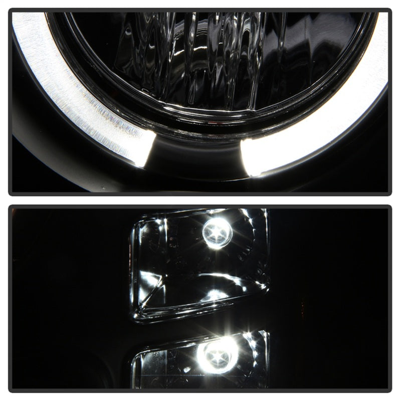 Spyder GMC Sierra 1500/GMC Sierra Denali 08-13 Projector LED Halo- LED Blk PRO-YD-GS07-HL-BK 5010605