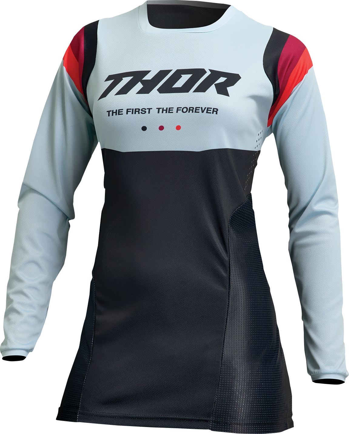 THOR Women's Pulse REV Jersey - Black/Mint - Large 2911-0255