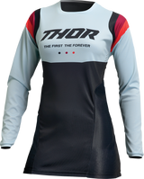 THOR Women's Pulse REV Jersey - Black/Mint - Large 2911-0255