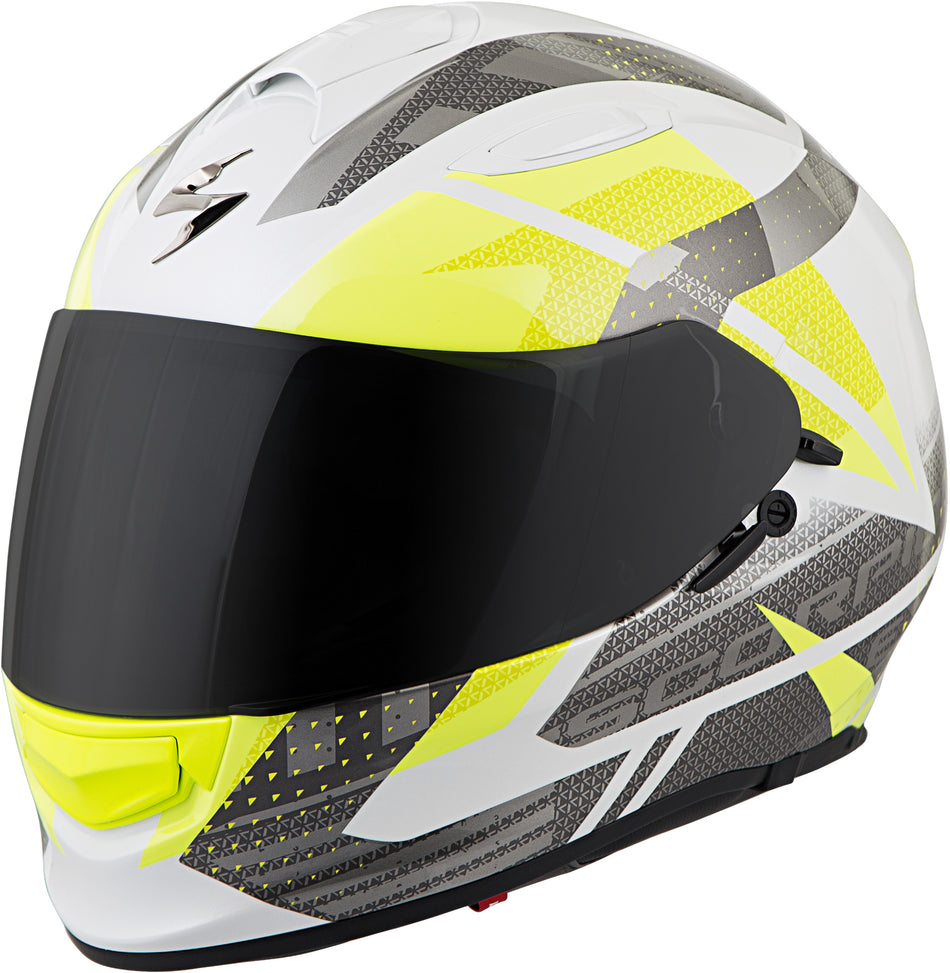 SCORPION EXO Exo-T510 Full-Face Helmet Fury White/Silver Xs T51-1412