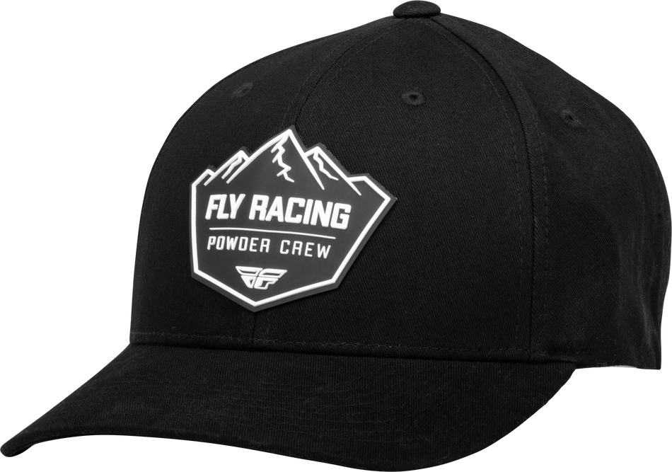 FLY RACING Powder Crew Hat Black/Grey Lg 351-1000L