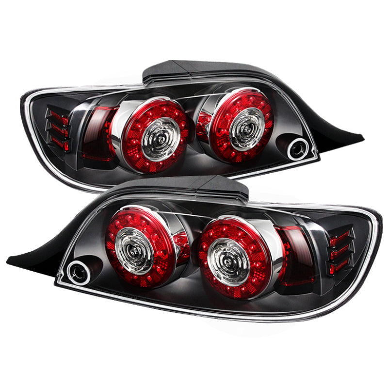 Xtune Mazda Rx-8 04-08 LED Tail Lights Black ALT-ON-MRX804-LED-BK 5081209