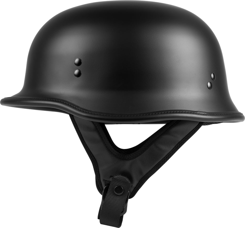 HIGHWAY 21 9mm German Beanie Helmet Matte Black 4x H77-10014X