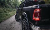 Bushwacker 19-22 Ram 1500 (Excl. Rebel/TRX) 76.3 & 67.4in Bed DRT Style Flares 4pc  - Blk / Smooth 50934-02