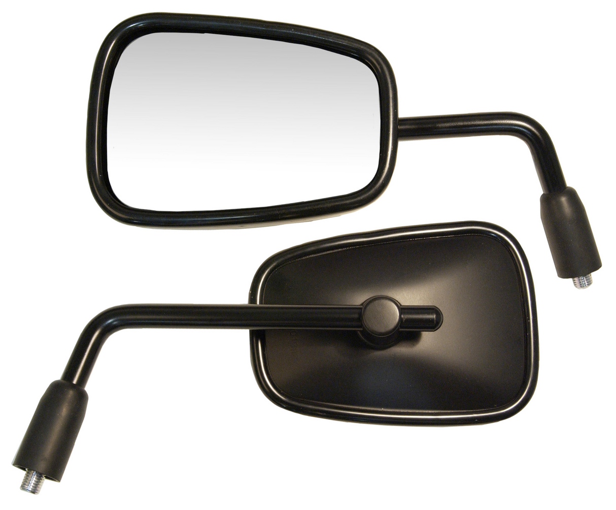 EMGO Mirror - Side View - Rectangular - Black - Left 20-29742