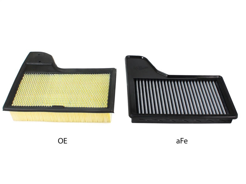 aFe MagnumFLOW OEM Replacement Air Filter PRO Dry S 2015 Ford Mustang L4 / V6 / V8 31-10255