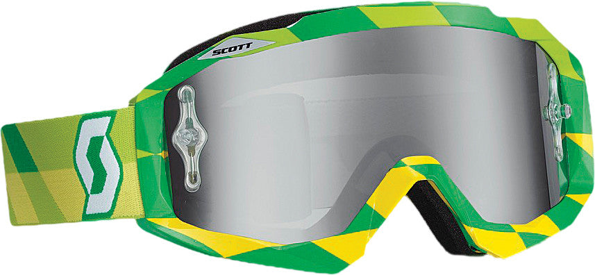 SCOTT Hustle Goggle Track Green W/Silver Chrome Lens 238057-4606269