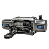 Superwinch 12000 LBS 12V DC 3/8in x 80ft Synthetic Rope SX 12000SR Winch - Graphite 1712201