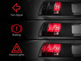 Raxiom 96-04 Ford Mustang Excluding 99-01 Cobra Sequential Tail Light Kit (Plug-and-Play Harness) 49143