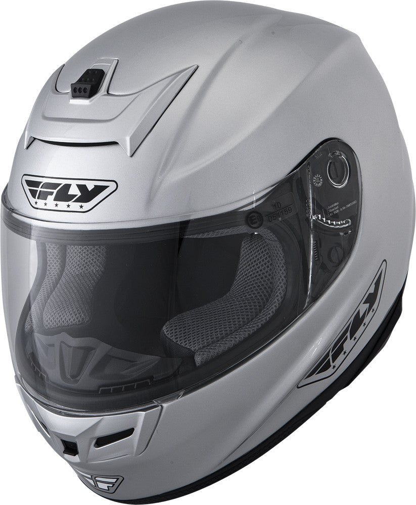 FLY RACING Paradigm Helmet Solid Silver 2x 73-8003-6