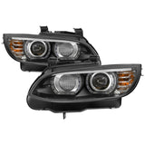 Spyder 08-10 BMW F92 3 Series Projector Headlights - LED DRL - Black (PRO-YD-BMWE9208-DRL-BK) 5085184