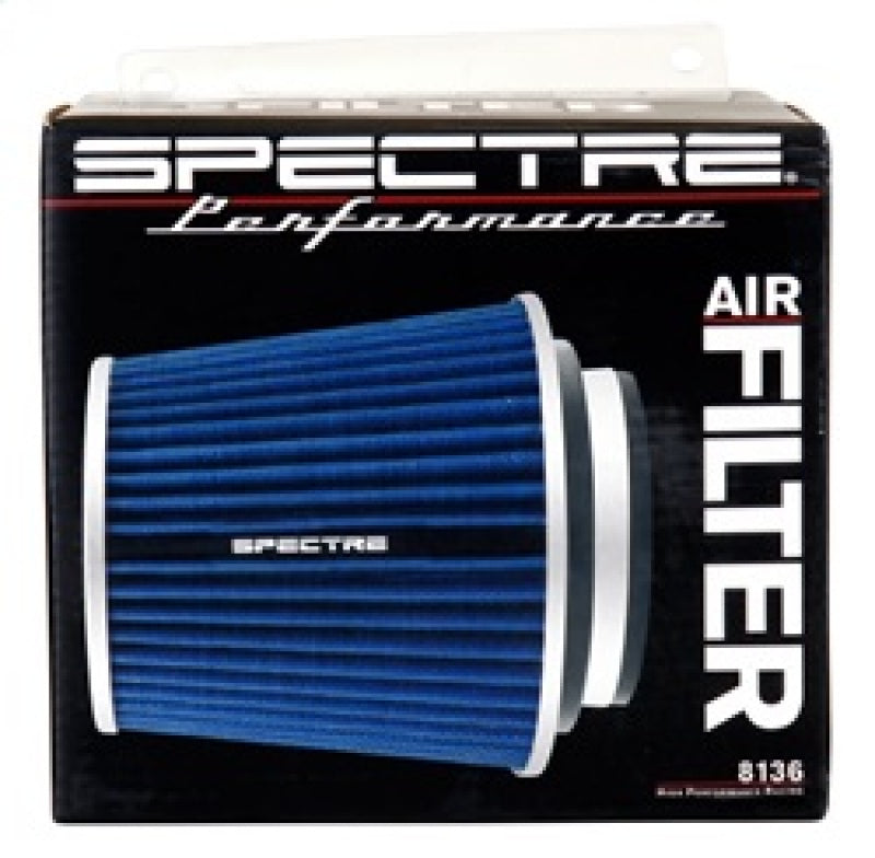 Spectre Adjustable Conical Air Filter 5-1/2in. Tall (Fits 3in. / 3-1/2in. / 4in. Tubes) - Blue 8136