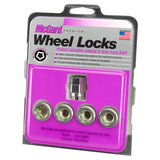 McGard Wheel Lock Nut Set - 4pk. (Under Hub Cap / Cone Seat) 1/2-20 / 3/4 & 13/16 Hex / .775in. L 24010