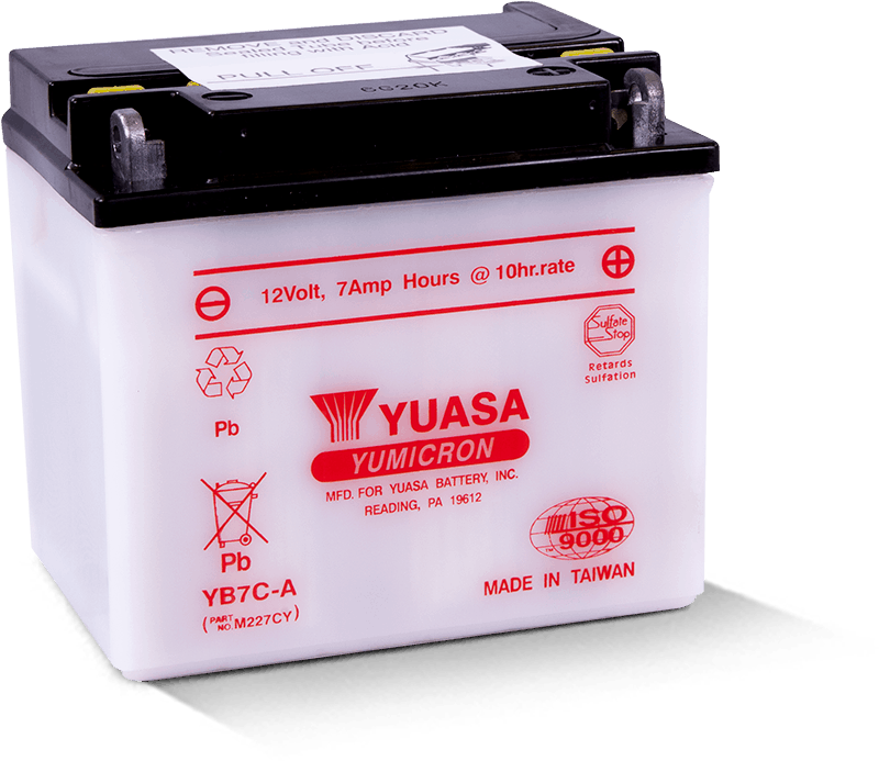 Yuasa YB7C-A Yumicron 12 Volt Battery